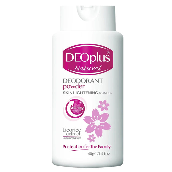 DEOplus Natural Deodorant Powder Skin Lightening