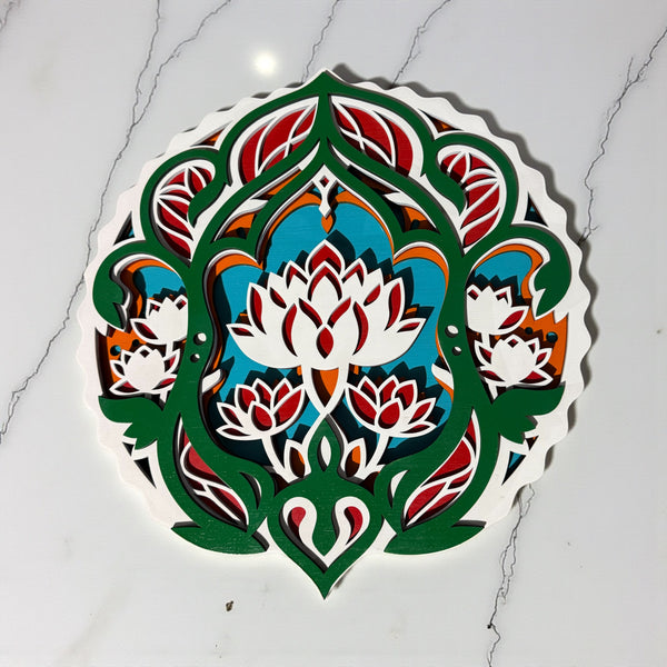 Lotus Mandala Home Decor