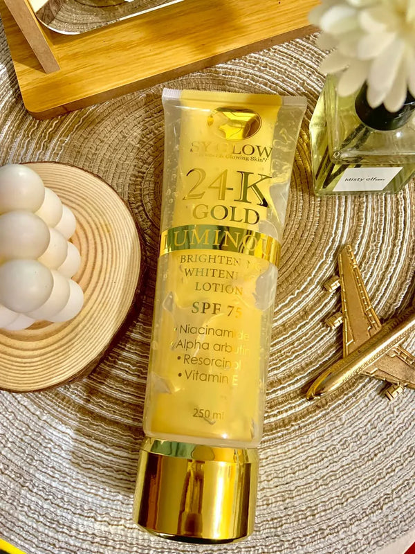 SY Glow 24K Gold Luminous Brightening Whitening Lotion