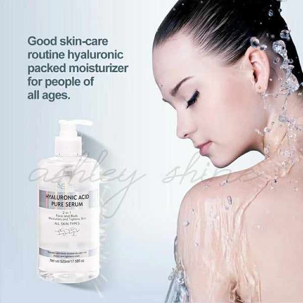 Ashley Shine Hyaluronic Pure Serum 2 in 1 for Face and Body