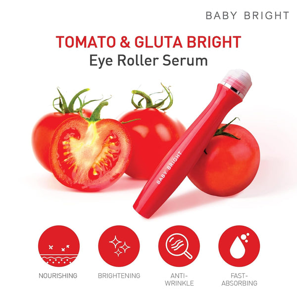 Baby Bright Eye Roller Serum Tomato & Gluta Bright