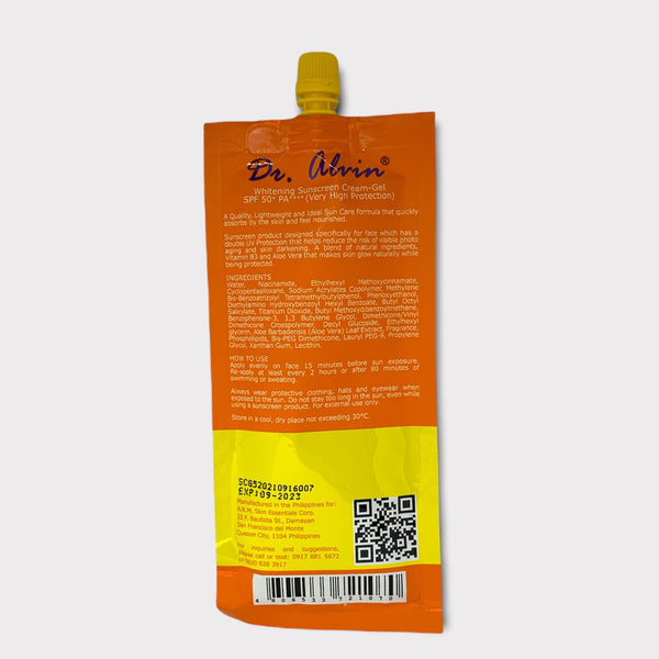 Dr.Alvin Sunscreen Cream-Gel