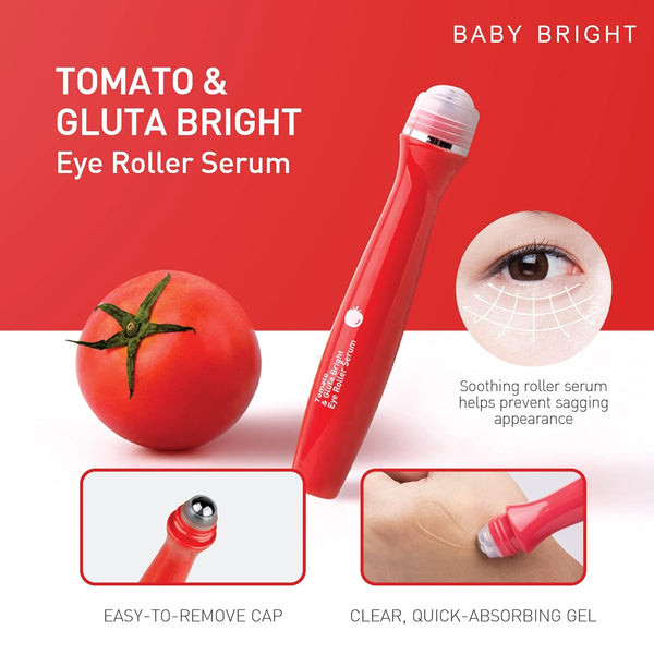 Baby Bright Eye Roller Serum Tomato & Gluta Bright
