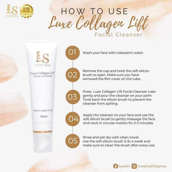 Luxe Skin Collagen Lift  Facial Cleanser