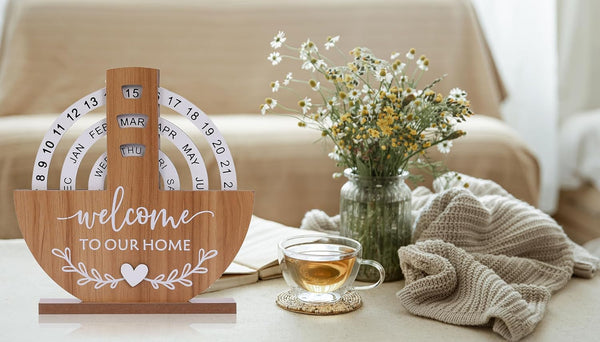 Wooden Perpetual Calendar  (Observation Wheel Calendar)