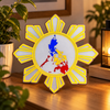 Philippine Sun & Map – 3D Printed Parol, Wall Decor & Filipino-Inspired Light Box 🇵🇭