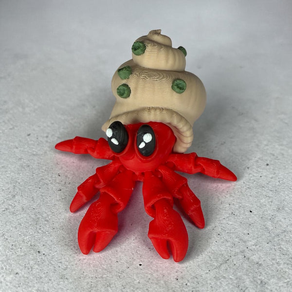 Cute 3D Printed Mini Desk Hermit Crab