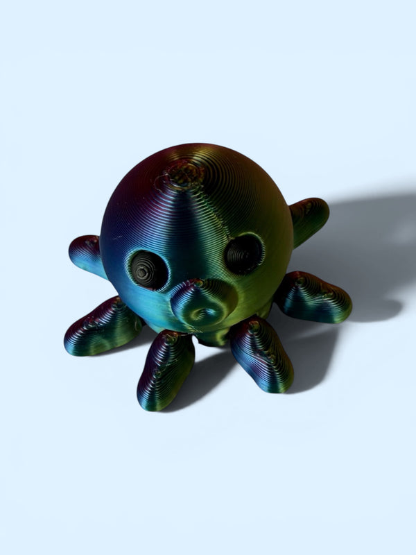 Cute 3D Printed Mini Desk Octopus