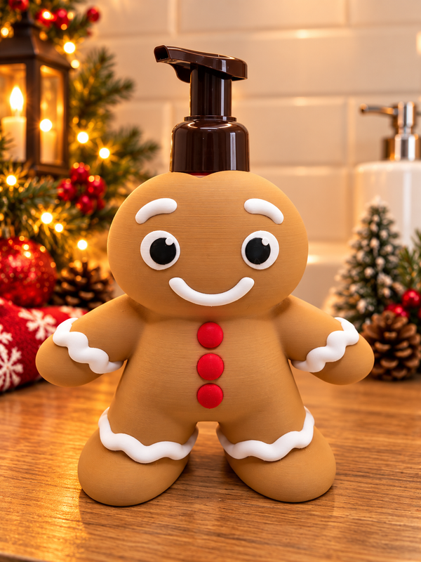 Christmas Themed Soap Holder - Gingerbread Man