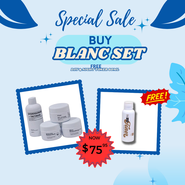 Beautederm Blanc Set with FREE Day & Night Toner 60ml