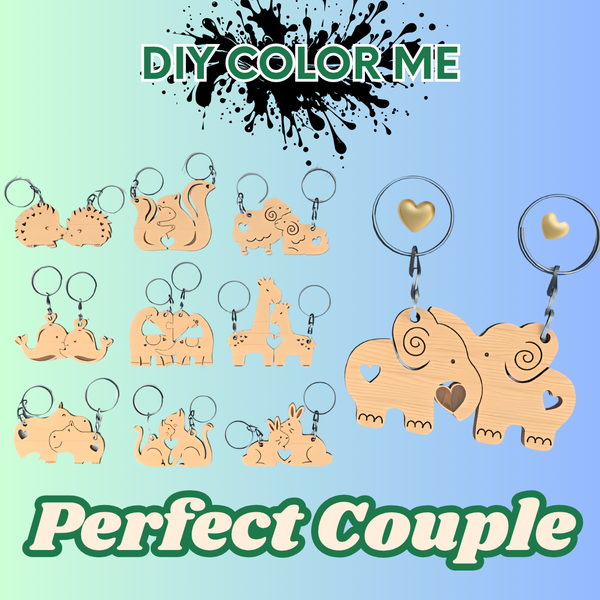 Perfect Couple – DIY Color Me Keychain Kit