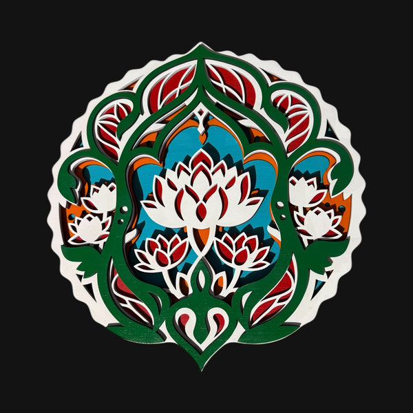 Lotus Mandala Home Decor