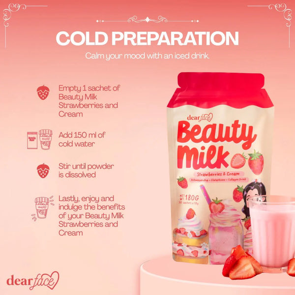 Dear Face Beauty Milk Strawberries and Cream