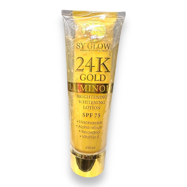 SY Glow 24K Gold Luminous Brightening Whitening Lotion