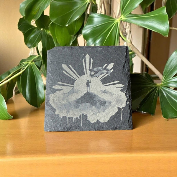 Slate Coaster – Laser Engraved ( Philippine The Conquer #2)
