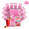 Hello BLOOM GLEAM Milky Strawberry Collagen Drink