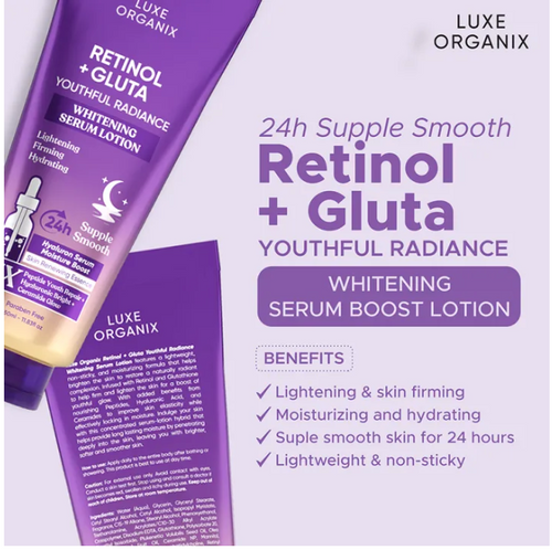 Luxe Organix Retinol + Gluta Serum Lotion