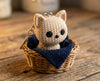 Knitted Kitty Keychain