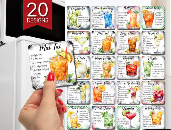Cocktail Recipe Magnet