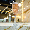 Personalized Engraved Champagne Glass