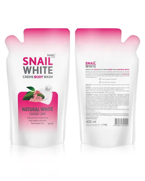 Snailwhite Crème Body Wash - Natural White Caviar Lime