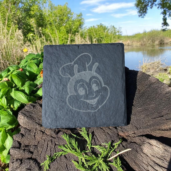 Slate Coaster – Laser Engraved (Jollibee)