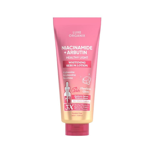 Luxe Organix Niacinamide + Arbutin Healthy Light Whitening Serum Lotion
