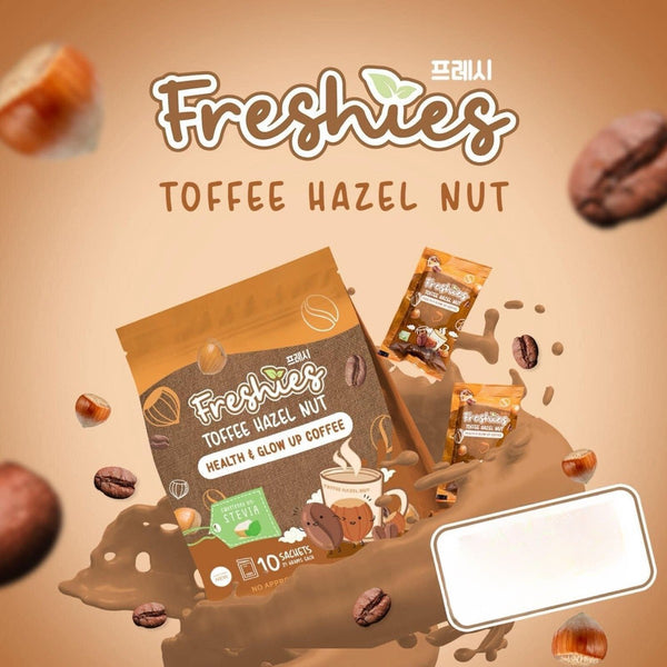 Freshies Toffee Hazelnut Health & Glow Up Coffee