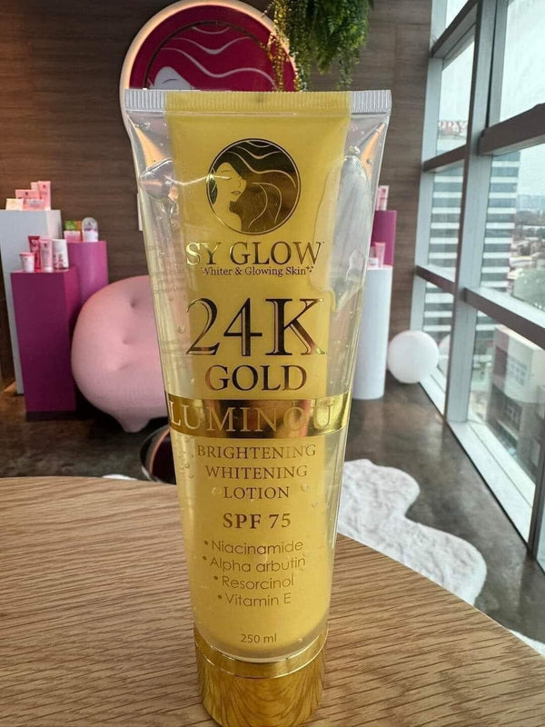 SY Glow 24K Gold Luminous Brightening Whitening Lotion